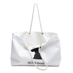 Boss Babe Weekender Bag (White/Black)