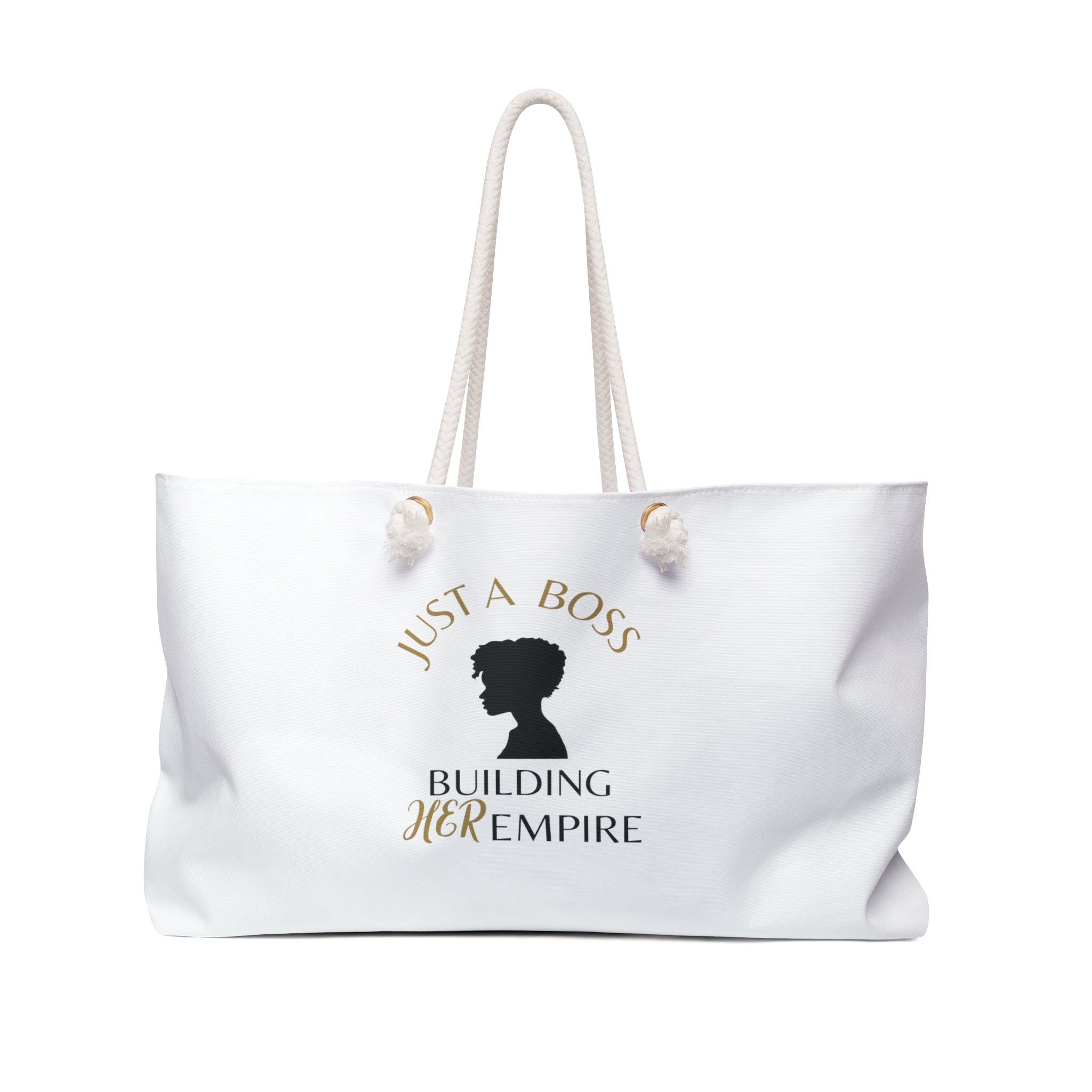 Empire Weekender Bag (White/Black)