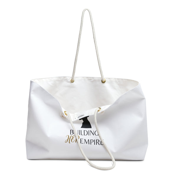 Empire Weekender Bag (White/Black)