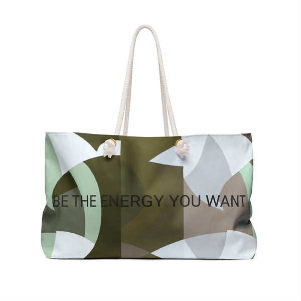 Shades of Green Weekender  Bag