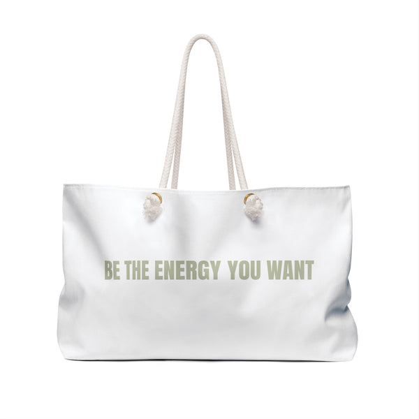 EScentialMe Weekender Energy Bag (White/Green)