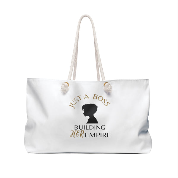 Empire Weekender Bag (White/Black)