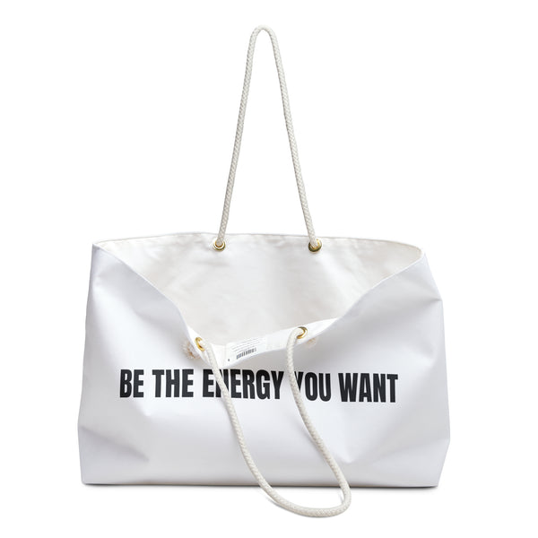 EScentialMe Weekender Energy Bag (White/Black)