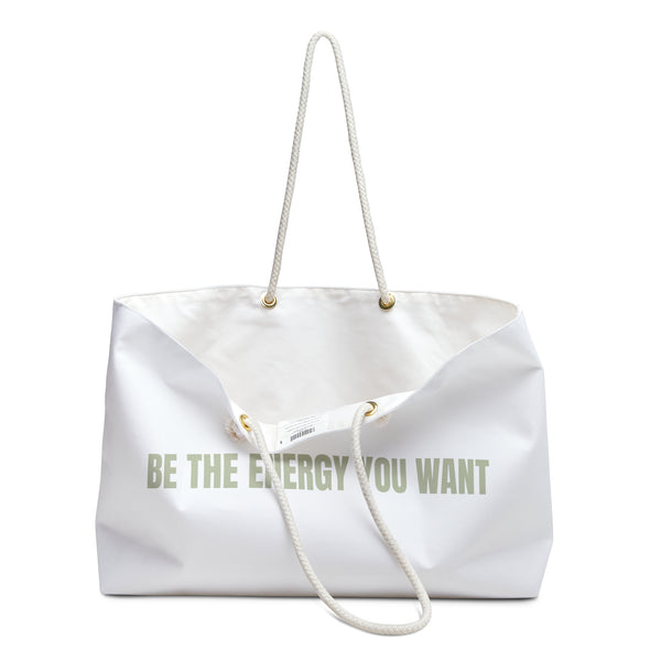 EScentialMe Weekender Energy Bag (White/Green)